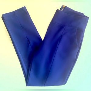 SHEIN Solid Wide Waistband Slant Pocket Pants Navy Blue Size M